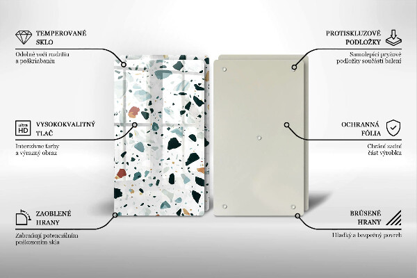Painel de proteção para cozinhas Pedra clara de grés