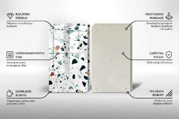 Painel de proteção para cozinhas Pedra clara de grés