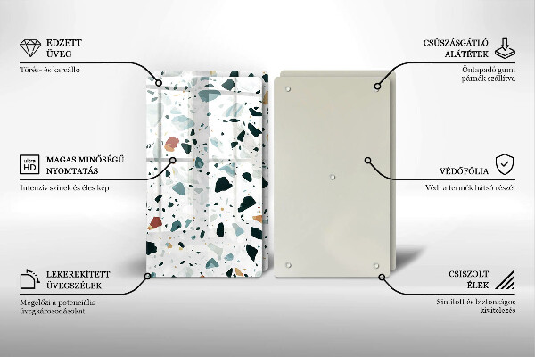 Painel de proteção para cozinhas Pedra clara de grés