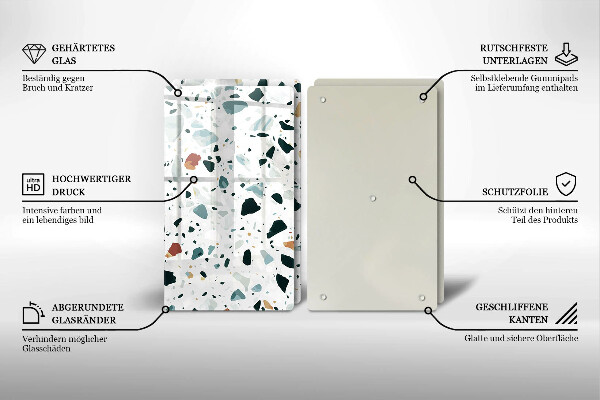 Painel de proteção para cozinhas Pedra clara de grés