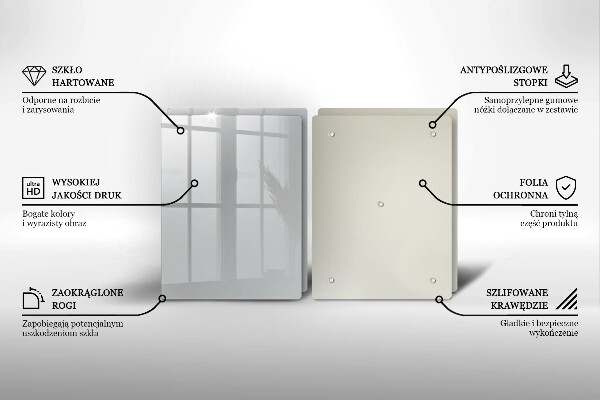 Tampa de parede do fogão a gás Cor cinza