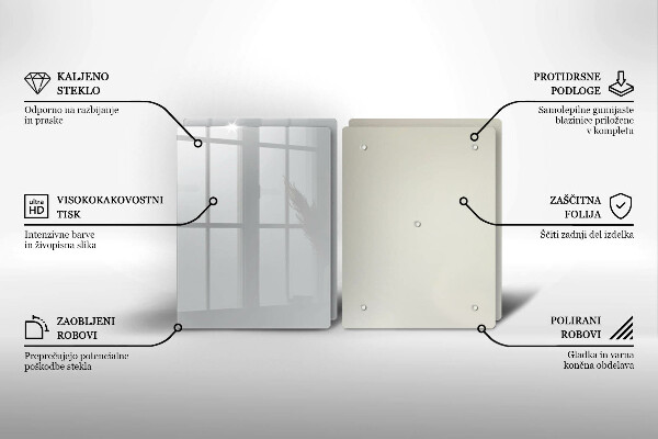 Tampa de parede do fogão a gás Cor cinza