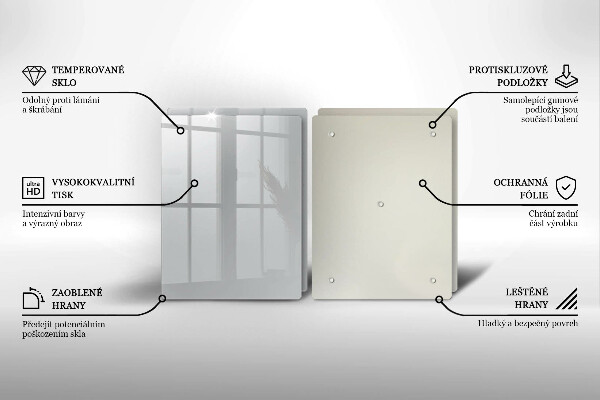 Tampa de parede do fogão a gás Cor cinza