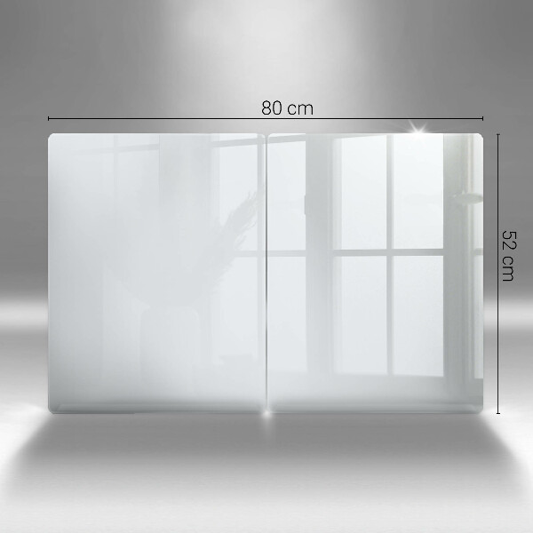 Tampa de parede do fogão a gás Cor branca