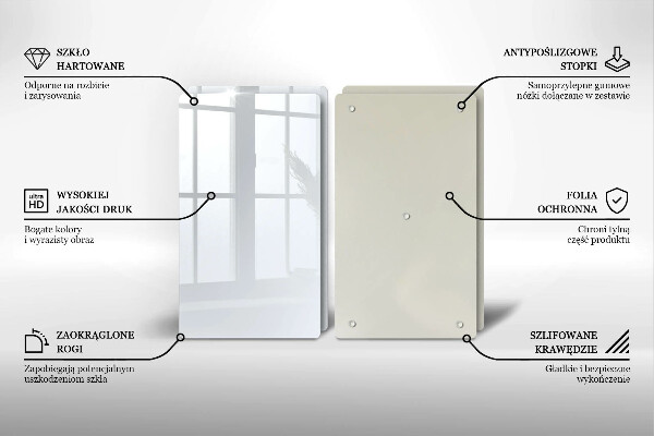 Tampa de parede do fogão a gás Cor branca