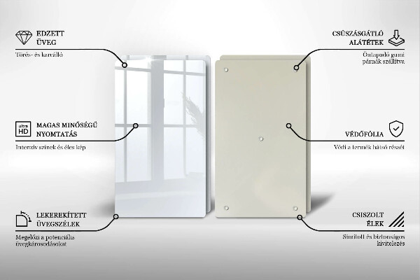 Tampa de parede do fogão a gás Cor branca