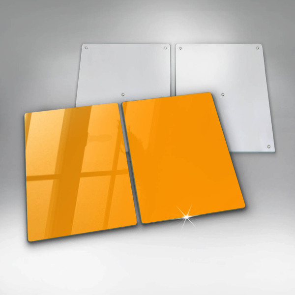 Tampa de parede do fogão a gás Cor amarela escura