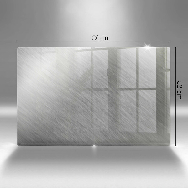 Tampa de parede do fogão a gás Fundo textura metal