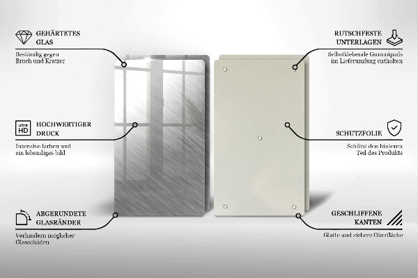 Tampa de parede do fogão a gás Fundo textura metal