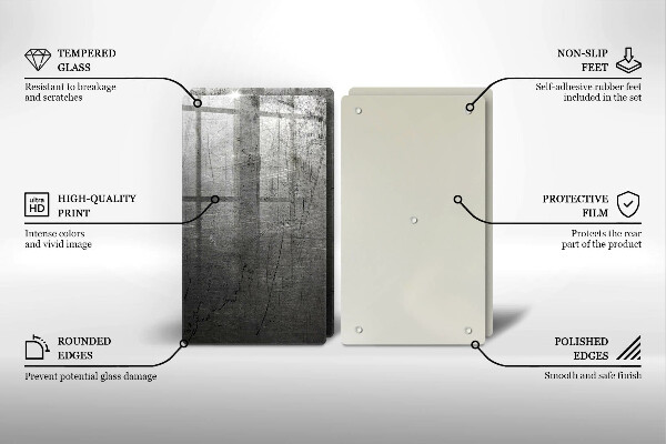 Tampa de parede do fogão a gás Textura de metal