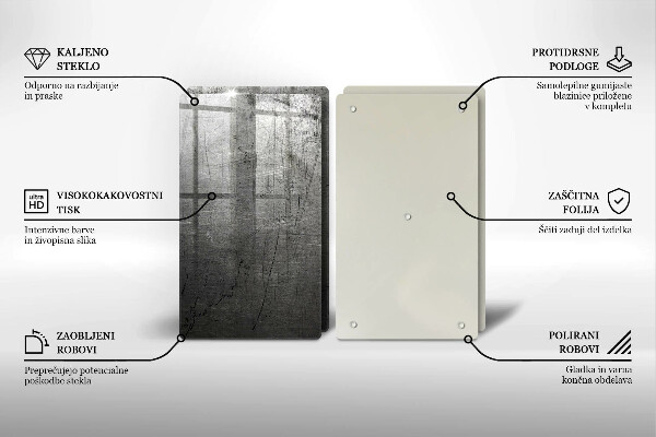 Tampa de parede do fogão a gás Textura de metal