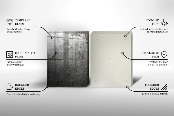 Tampa de parede do fogão a gás Textura de metal