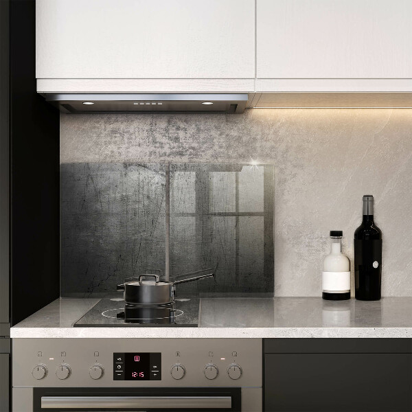 Tampa de parede do fogão a gás Textura de metal