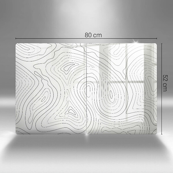 Protetor de fogão Formas abstratas