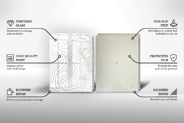 Protetor de fogão Formas abstratas