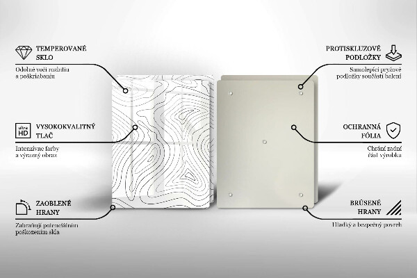 Protetor de fogão Formas abstratas