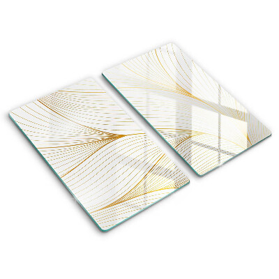 Protetor de fogão Padrão moderno de linhas