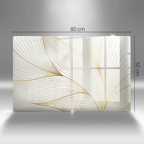 Protetor de fogão Padrão moderno de linhas