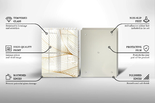 Protetor de fogão Padrão moderno de linhas