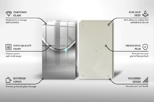 Tampa de parede do fogão a gás Abstração metálica