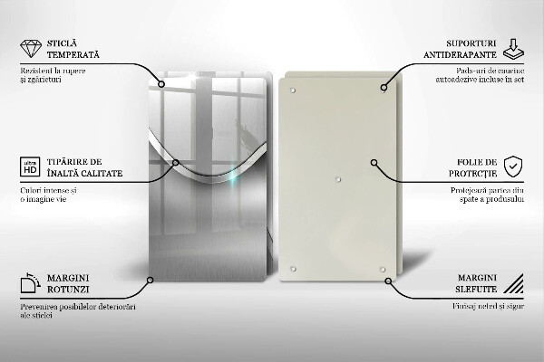 Tampa de parede do fogão a gás Abstração metálica