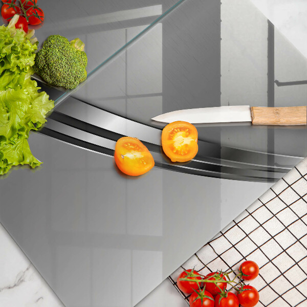 Tampa de parede do fogão a gás Abstração em metal