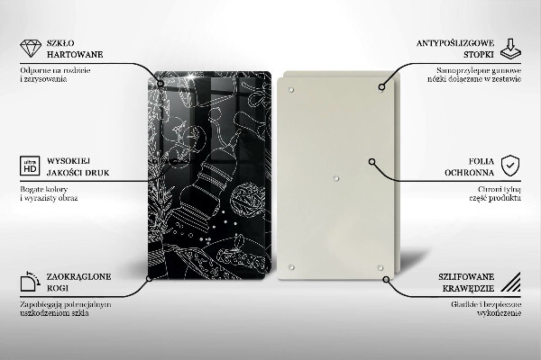 Tampa de parede do fogão a gás Acessórios de cozinha