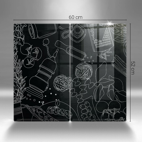 Tampa de parede do fogão a gás Acessórios de cozinha