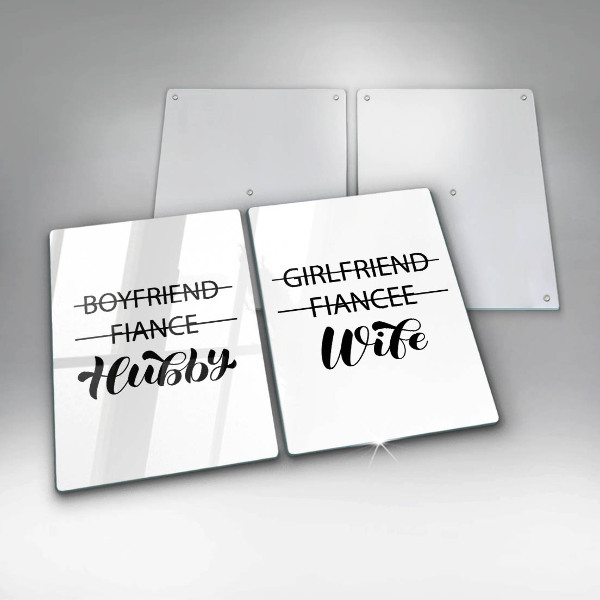 Proteção da parede na cozinha Inscrição, frase, padrão