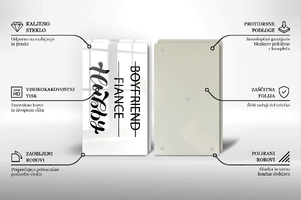 Proteção da parede na cozinha Inscrição, frase, padrão