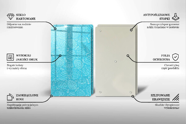 Tampa de parede do fogão a gás Tema de Páscoa