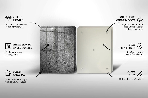 Tampa de parede do fogão a gás Textura de pedra de concreto