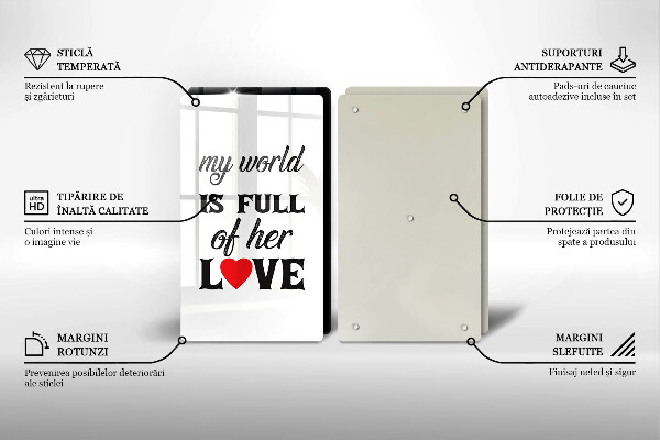 Tampa de parede do fogão a gás Inscrição, frase