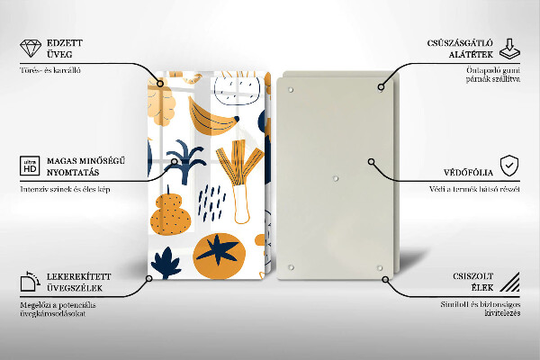 Placa de proteção da placa de fogão a gás Ilustração de comida