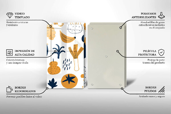 Placa de proteção da placa de fogão a gás Ilustração de comida