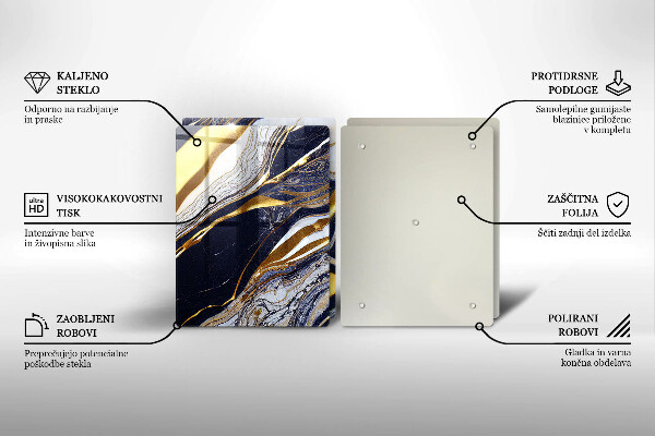 Tampa de parede do fogão a gás Abstração colorida