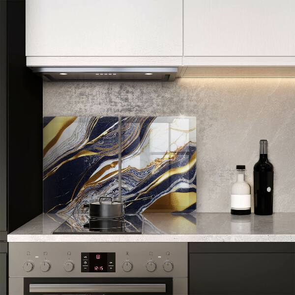 Tampa de parede do fogão a gás Abstração colorida