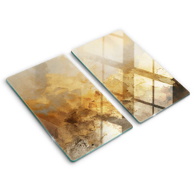 Tampa de parede do fogão a gás Textura rica