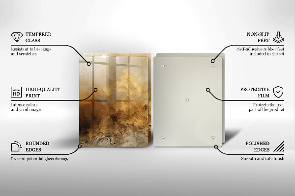 Tampa de parede do fogão a gás Textura rica