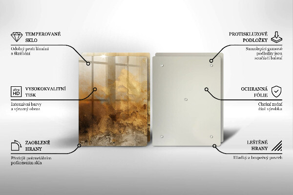 Tampa de parede do fogão a gás Textura rica