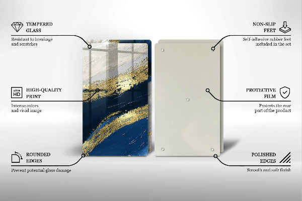 Exaustor a gás Textura com ouro