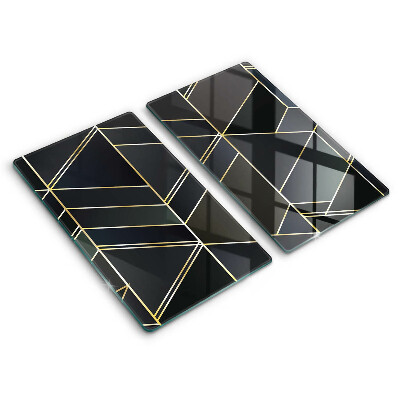 Painel de proteção para a cozinha Abstração triângulos