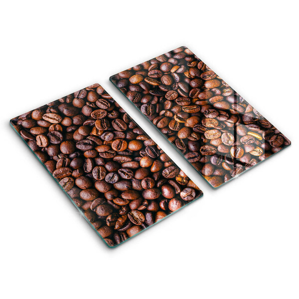 Painel de proteção para a cozinha Grãos de café