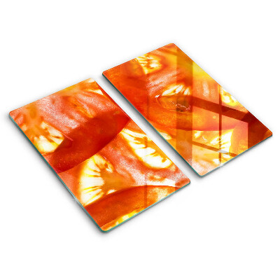 Painel de segurança para cozinhas Fatia de tomate vermelho