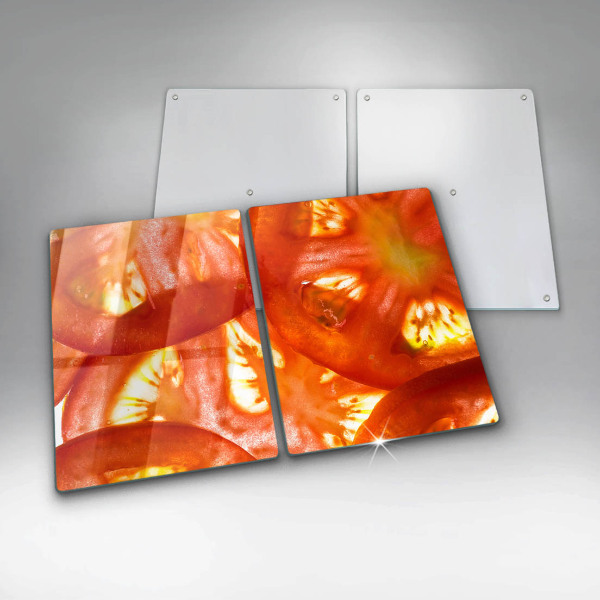 Painel de segurança para cozinhas Fatia de tomate vermelho