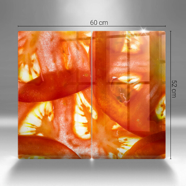 Painel de segurança para cozinhas Fatia de tomate vermelho