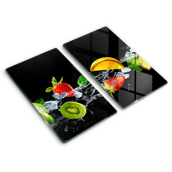 Cobertura da parede da cozinha Frutas na água