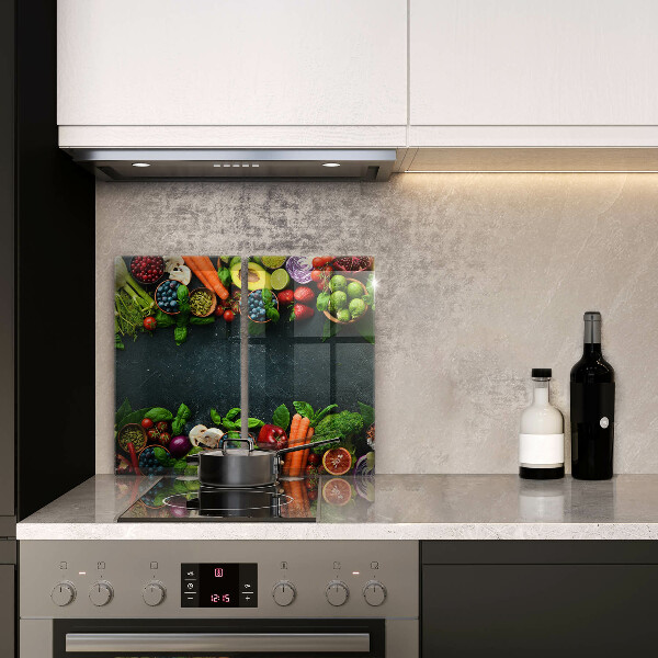 Cobertura da parede da cozinha Legumes frescos