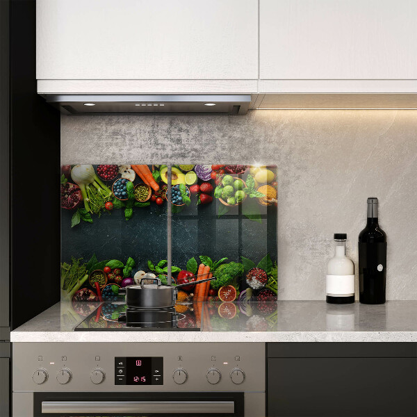 Cobertura da parede da cozinha Legumes frescos