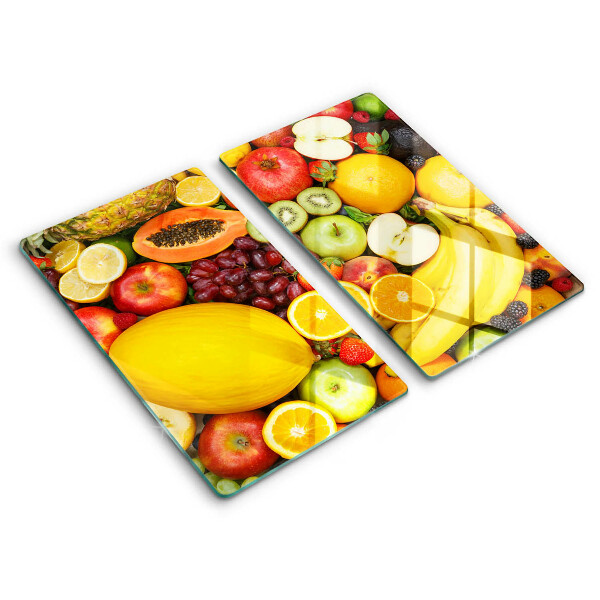 Cobertura da parede da cozinha Coleção de frutas